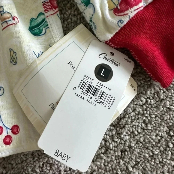 Vintage Carter’s Christmas Outfit Snowman Size 6-9 Months - Picture 5 of 7